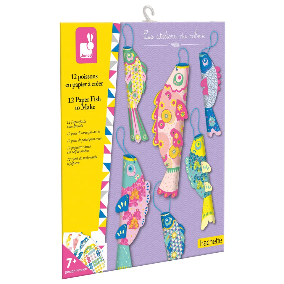 janod-les-ateliers-du-calme-j07730-origami-papierfische-kreativset-12-fische-ab- image 1