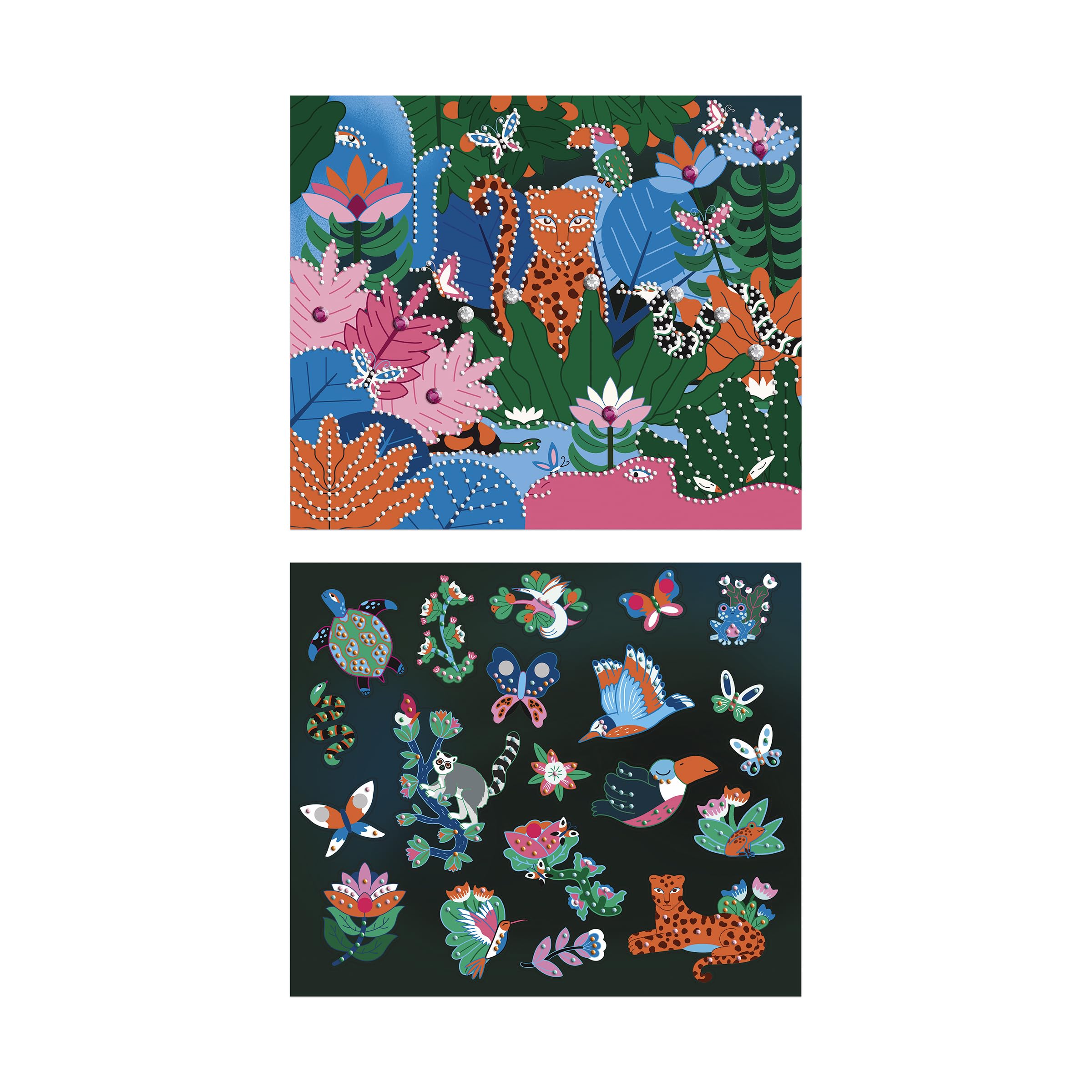 janod-strass-diamond-painting-phosphorescent-la-jungle-kreativset image 6