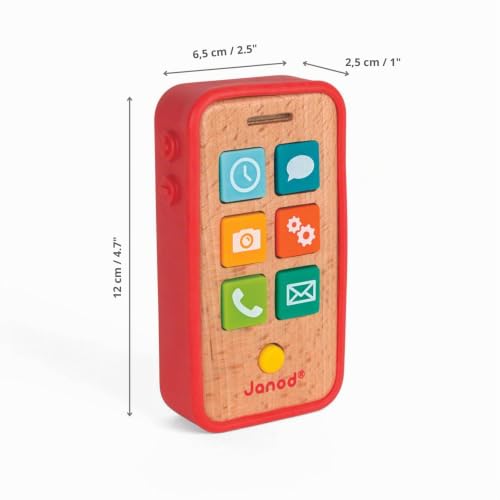janod-j05334-sound-telefon-aus-holz-orange image 8