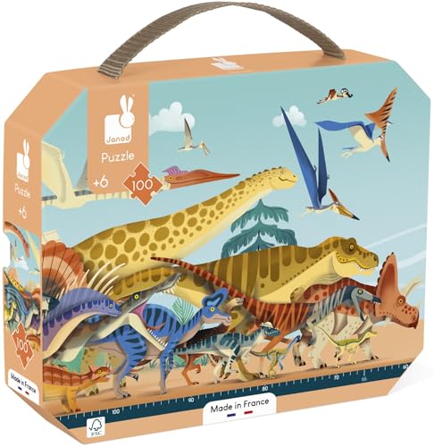 janod-kinder-panoramapuzzle-dino-100-teile-1-meter image 6