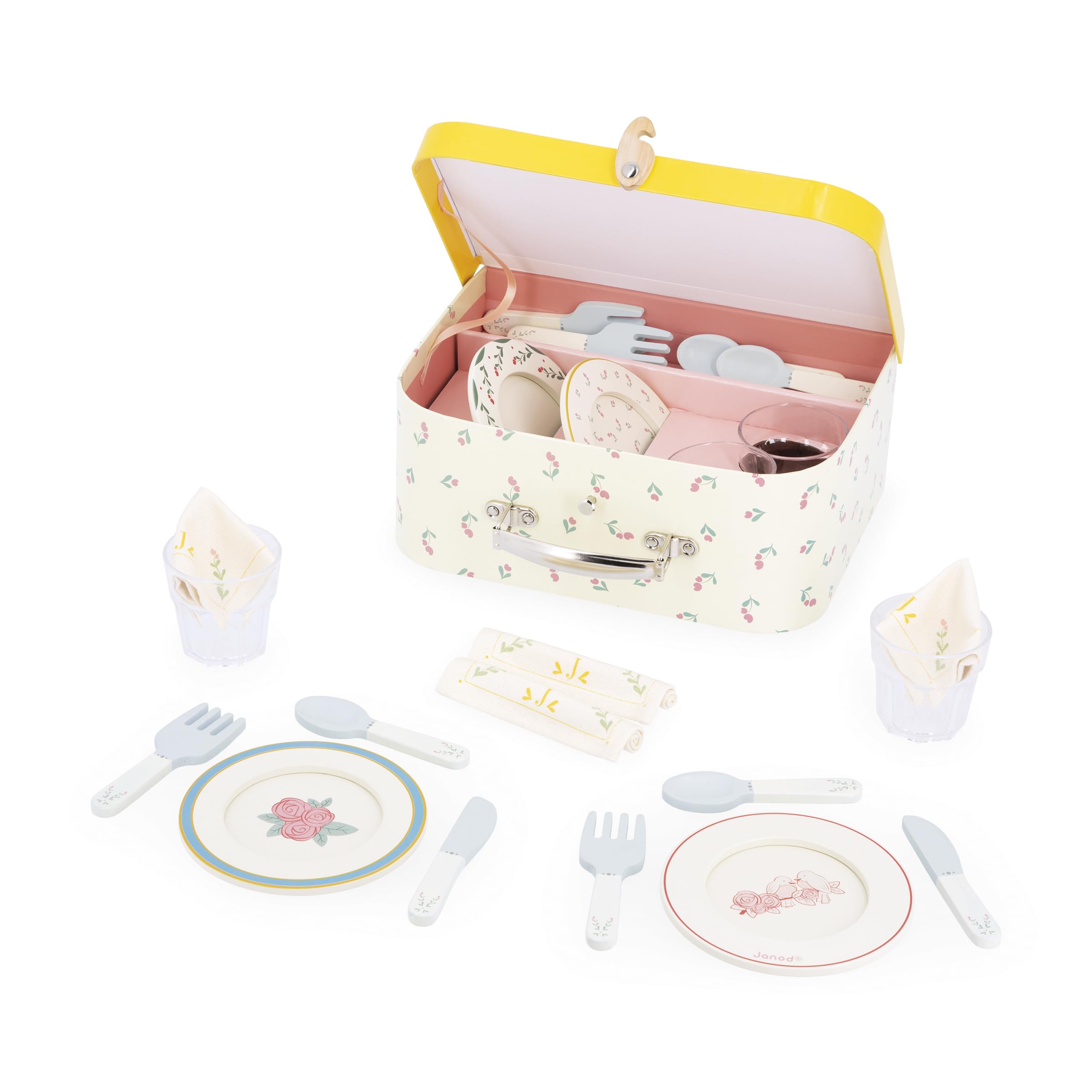 janod-valisette-dinette-holz-picknickset-25-teile-j06637 image 2