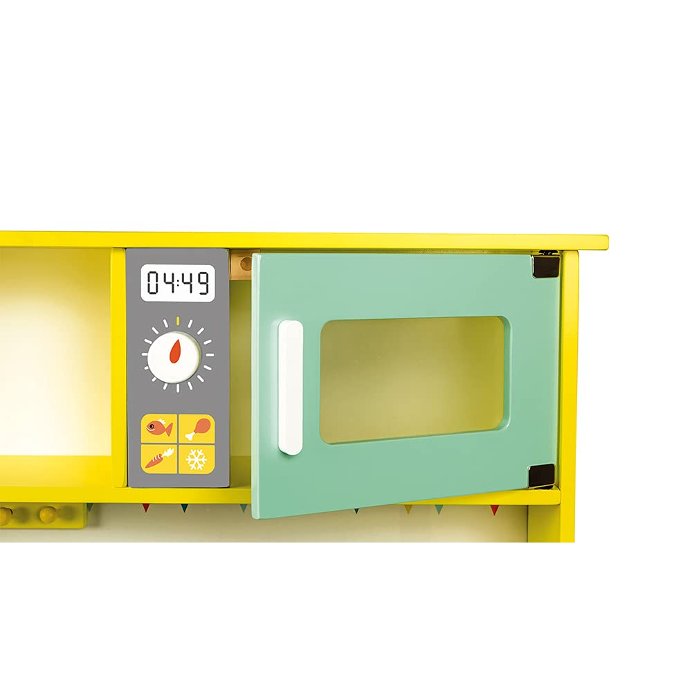 janod-holzk-che-mit-funktionen-und-zubeh-r-55-x-30-x-87-cm-mit-led-kochfeld-soun image 4