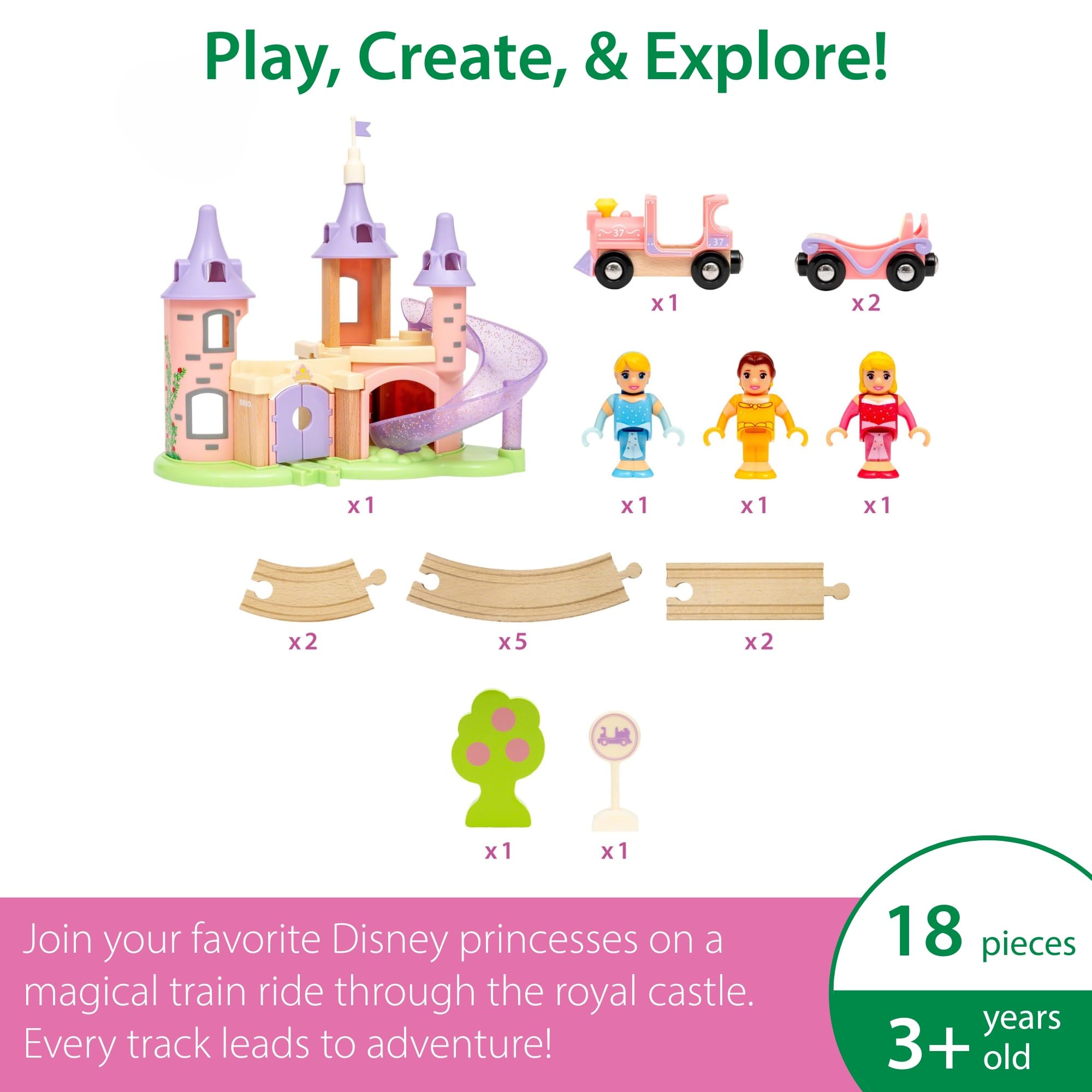 brio-world-33312-disney-traumschloss-eisenbahn-set-prinzessinnen-zug-mit-schloss image 3