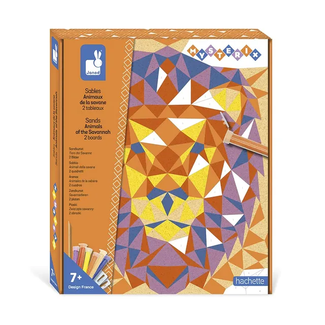 janod-mysterix-sandbilder-savannentiere-ab-7-jahren-j07978 image 1