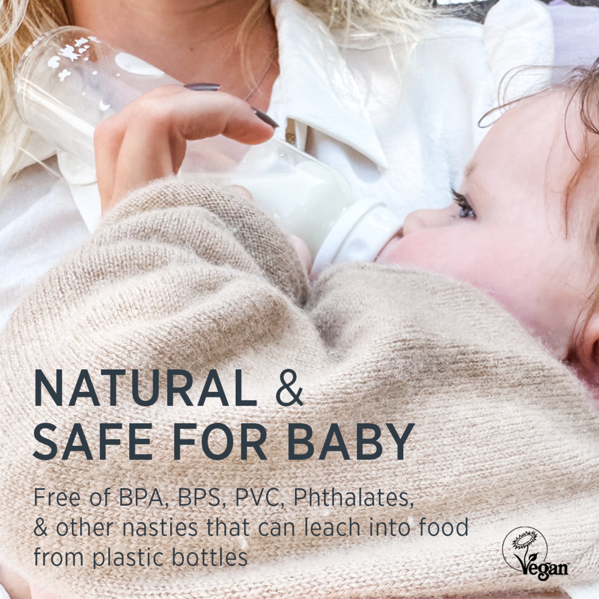 hevea-standard-neck-baby-glasflasche-240-ml-single-pack image 2