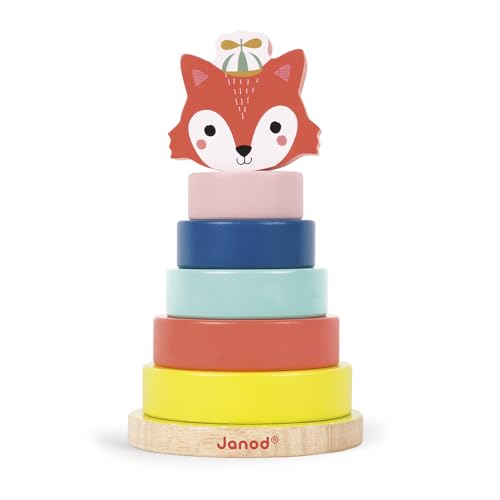 janod-baby-forest-j08014-holz-stapelspiel-fuchs-ab-1-jahr image 8