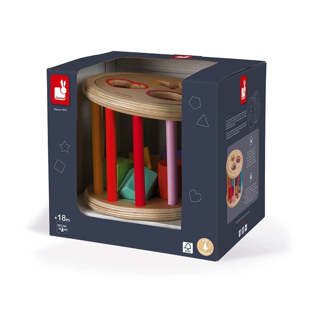 janod-holz-sortierspiel-rolltrommel-steckbox-j05336 image 6