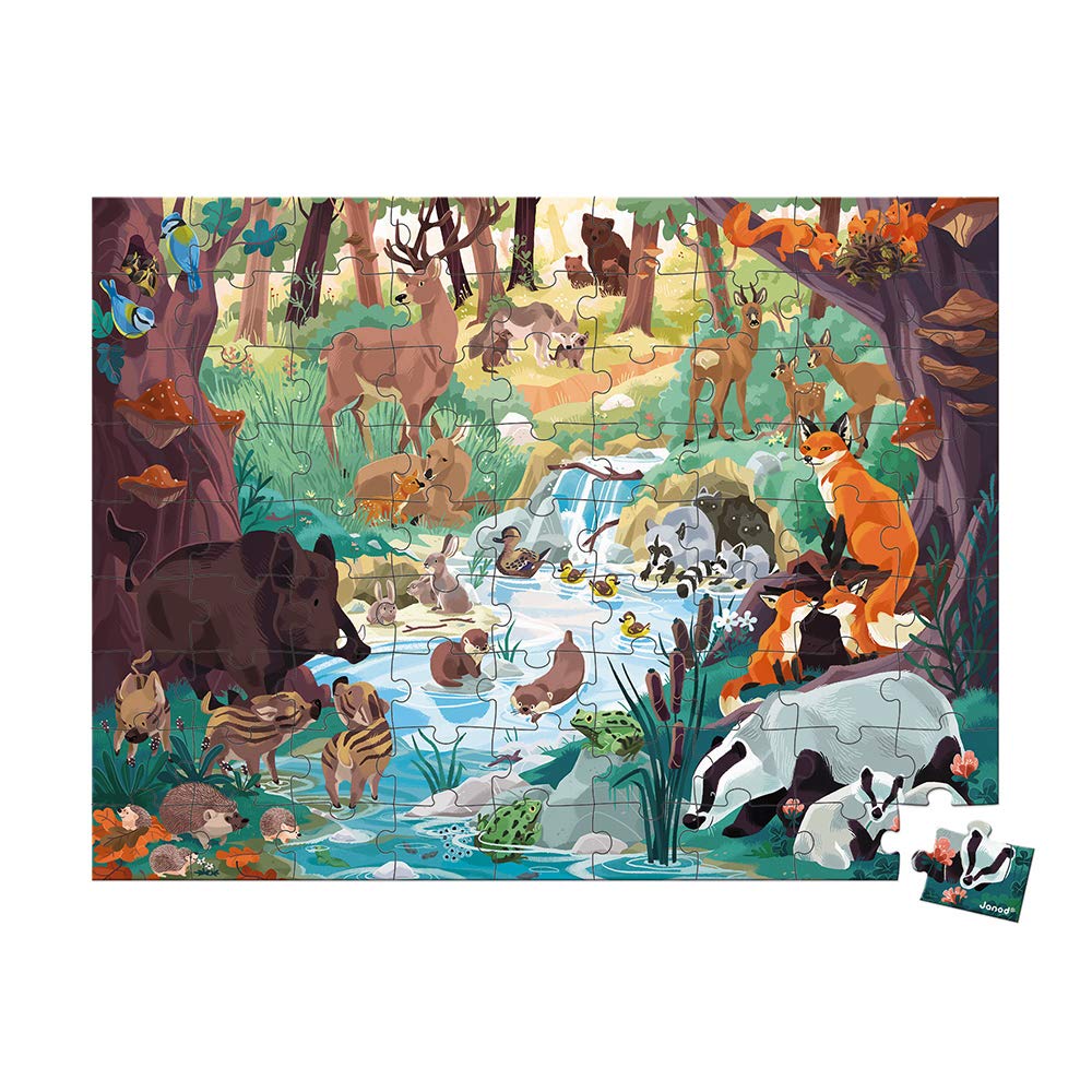 janod-j08628-puzzle-tiere-des-waldes-81-teile image 4