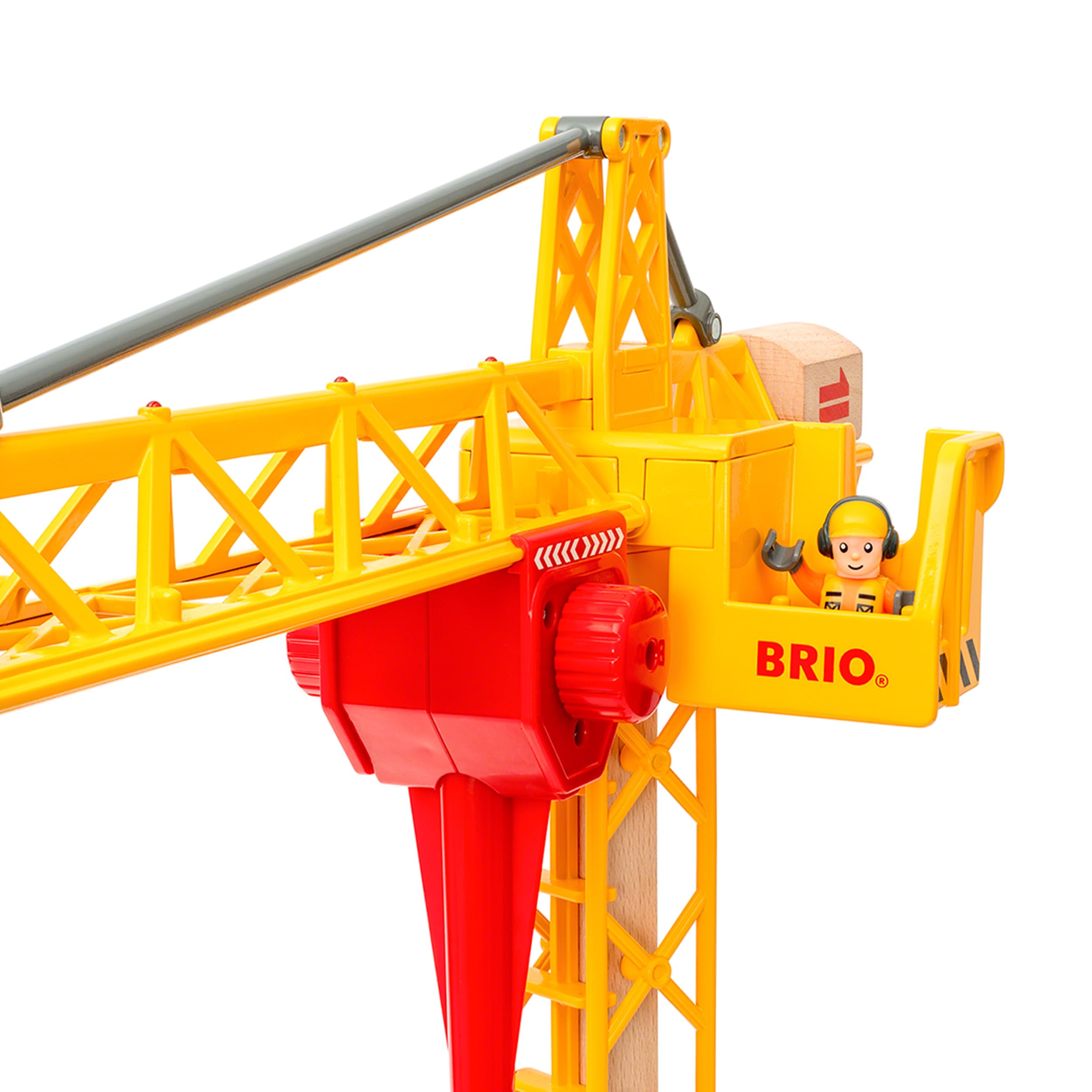 brio-world-gro-er-baukran-mit-licht-33835-holzeisenbahn-baustelle image 3