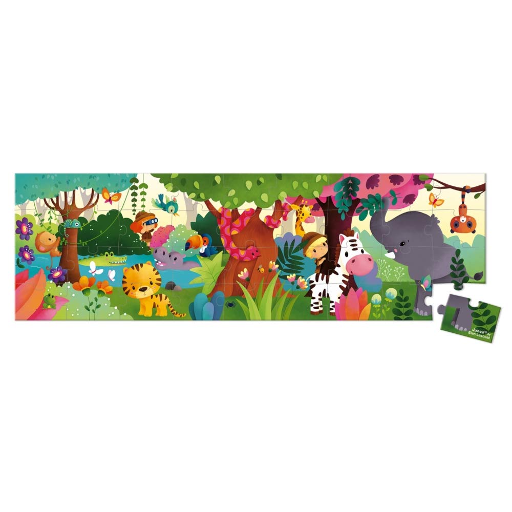 janod-puzzlekoffer-panorama-puzzle-dschungel-transportkoffer image 4