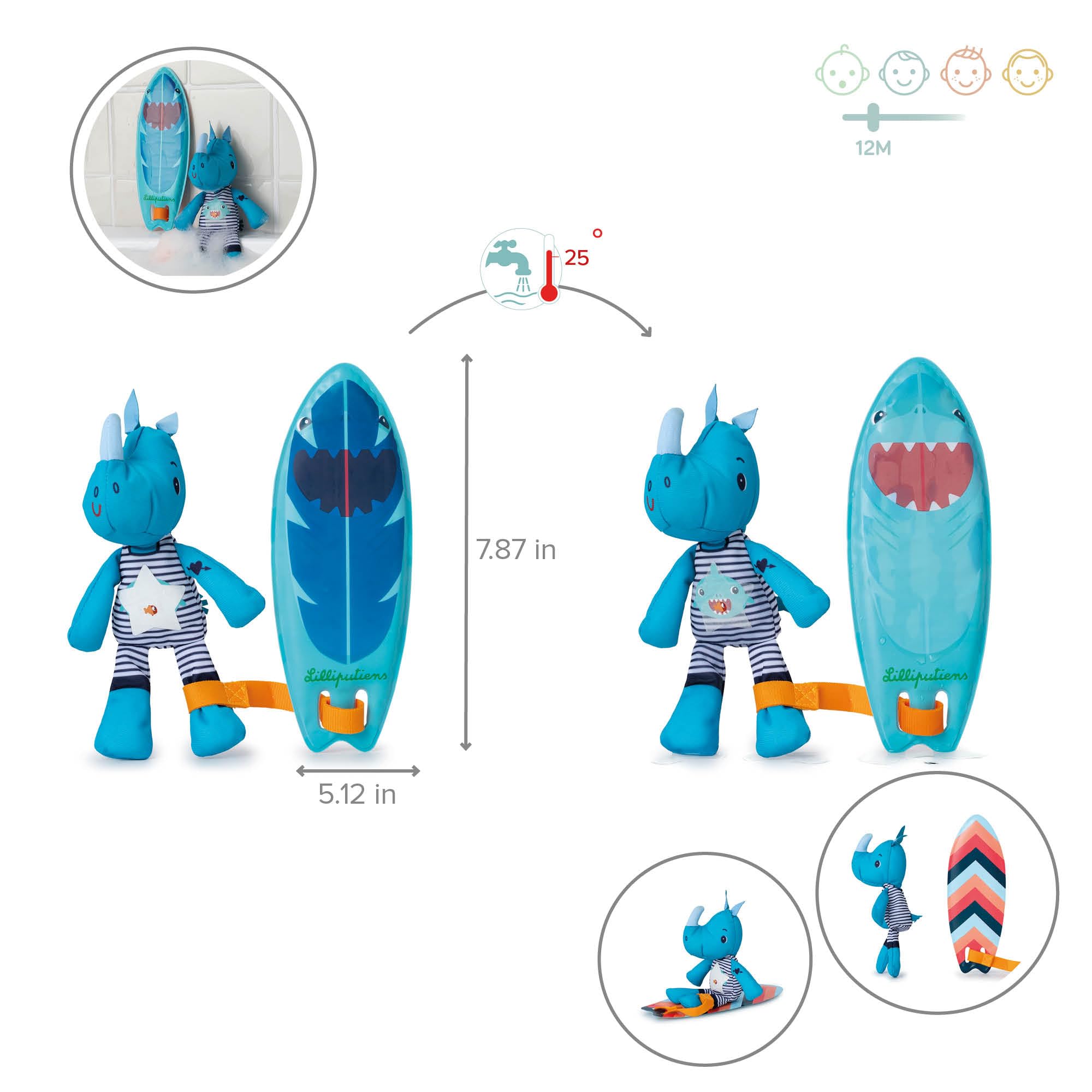 lilliputiens-marius-magischer-schwimm-badesurfer-ab-12-monaten image 6