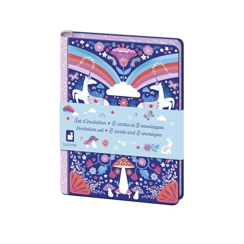 janod-j08933-einladungskarten-set-einhorn-8-karten-mit-umschl-gen-und-stickern image 5