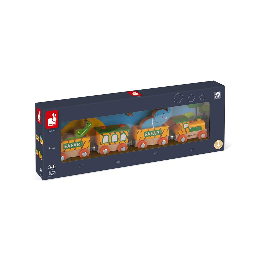 janod-train-safari-story-j08585-magnet-holzzug-mit-tieren-ab-3-jahren image 2