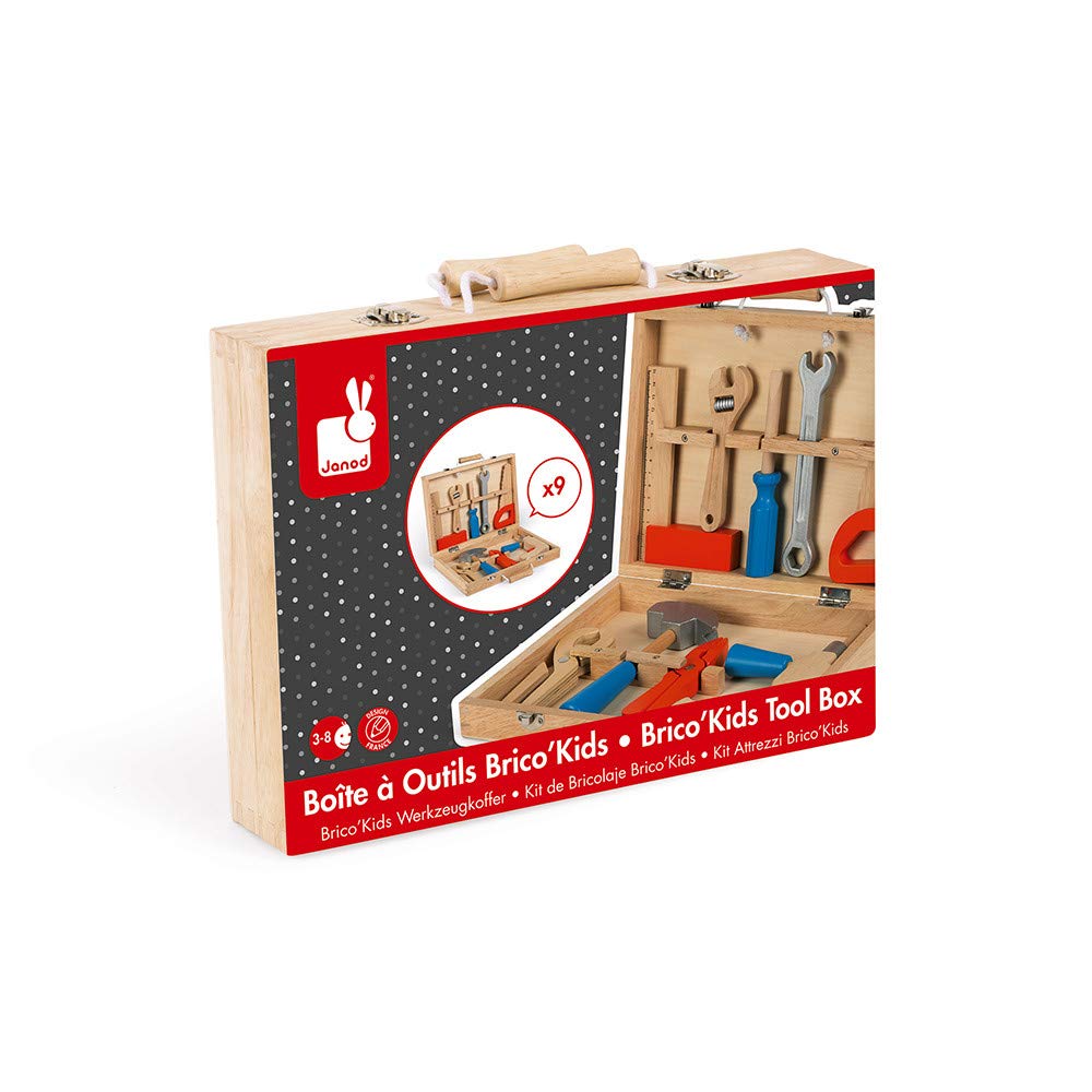 janod-j06481-mein-erstes-konstruktionsspiel-holz-werkzeugkasten-9-teilig image 5