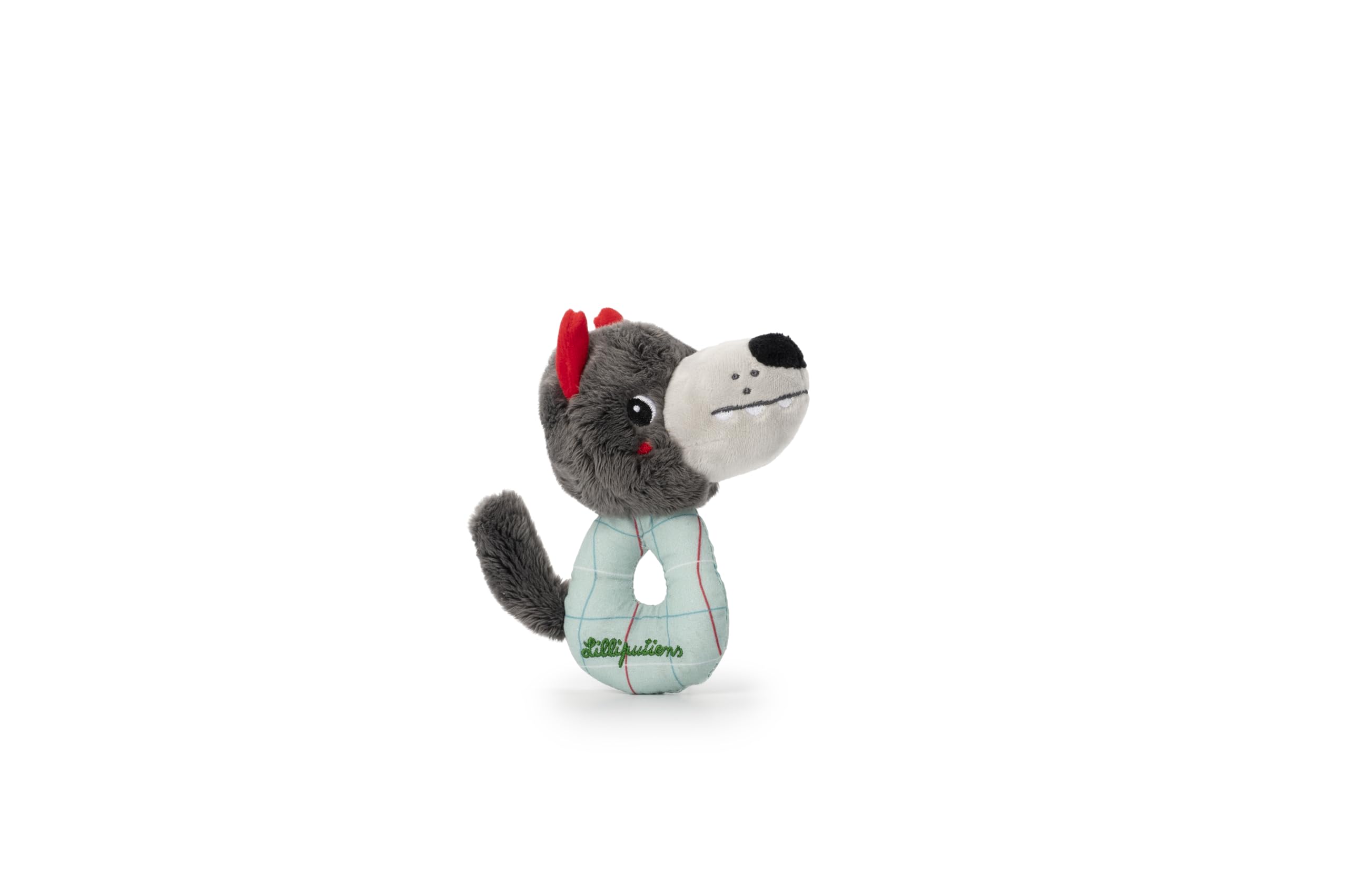 lilliputiens-jules-der-hund-baby-rassel-mit-ringen-ab-geburt-19-cm image 4
