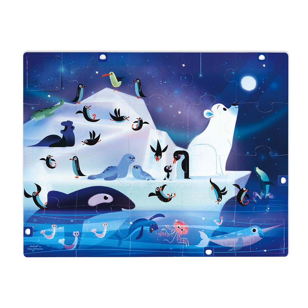 janod-puzzle-surprise-belle-toile-20-teile-riesenpuzzle-2-4-jahre image 2