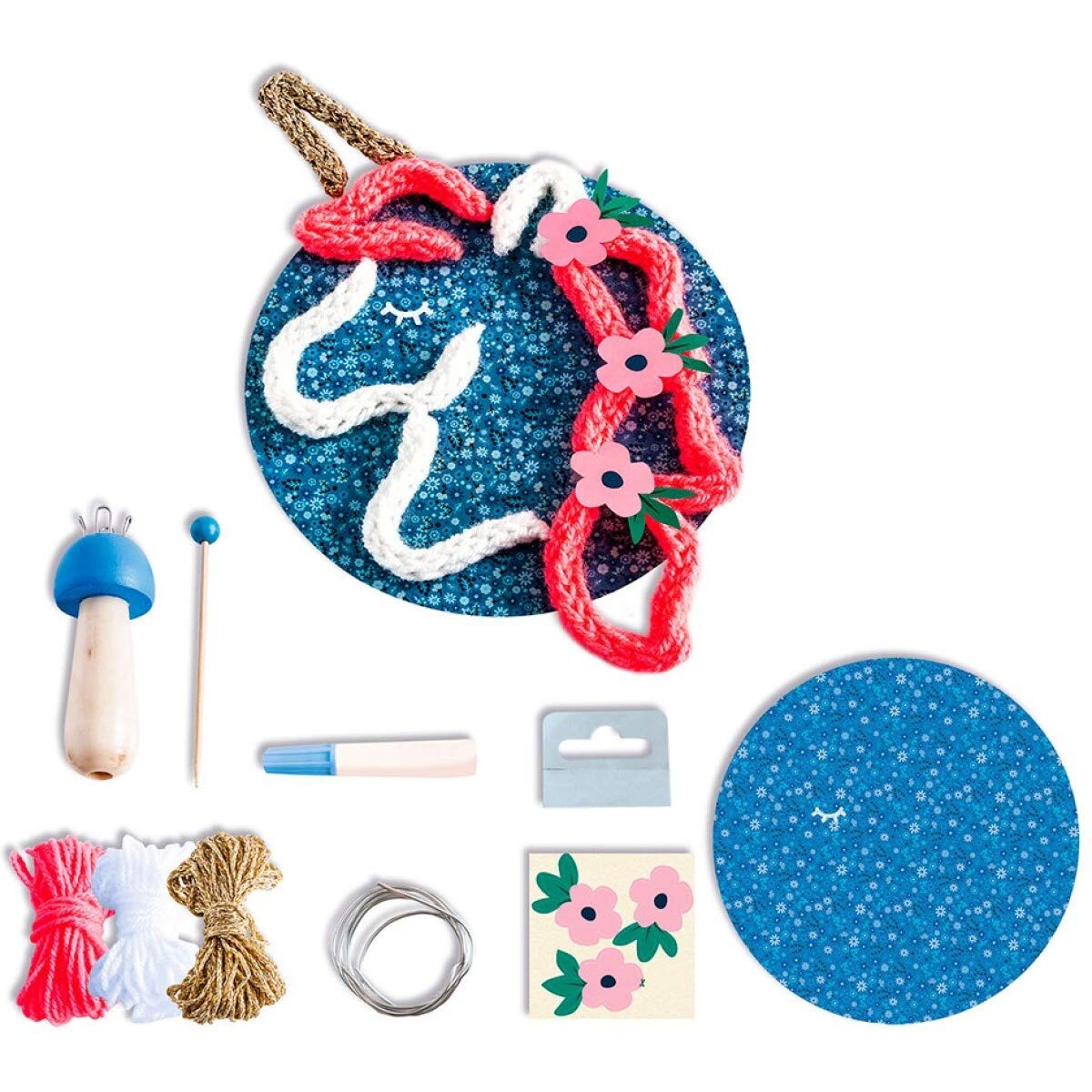 janod-les-ateliers-d-co-strickliesel-einhorn-deko-bastelset image 6