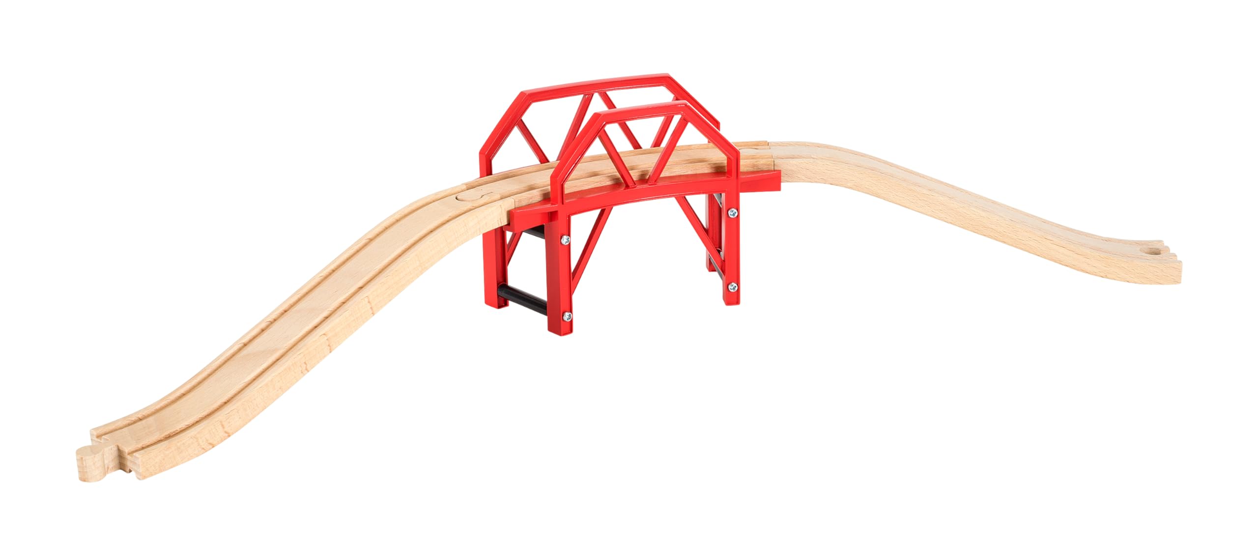brio-world-bahnbr-cke-mit-auffahrten-br-cken-set-f-r-holzbahn-ab-3-jahre image 2