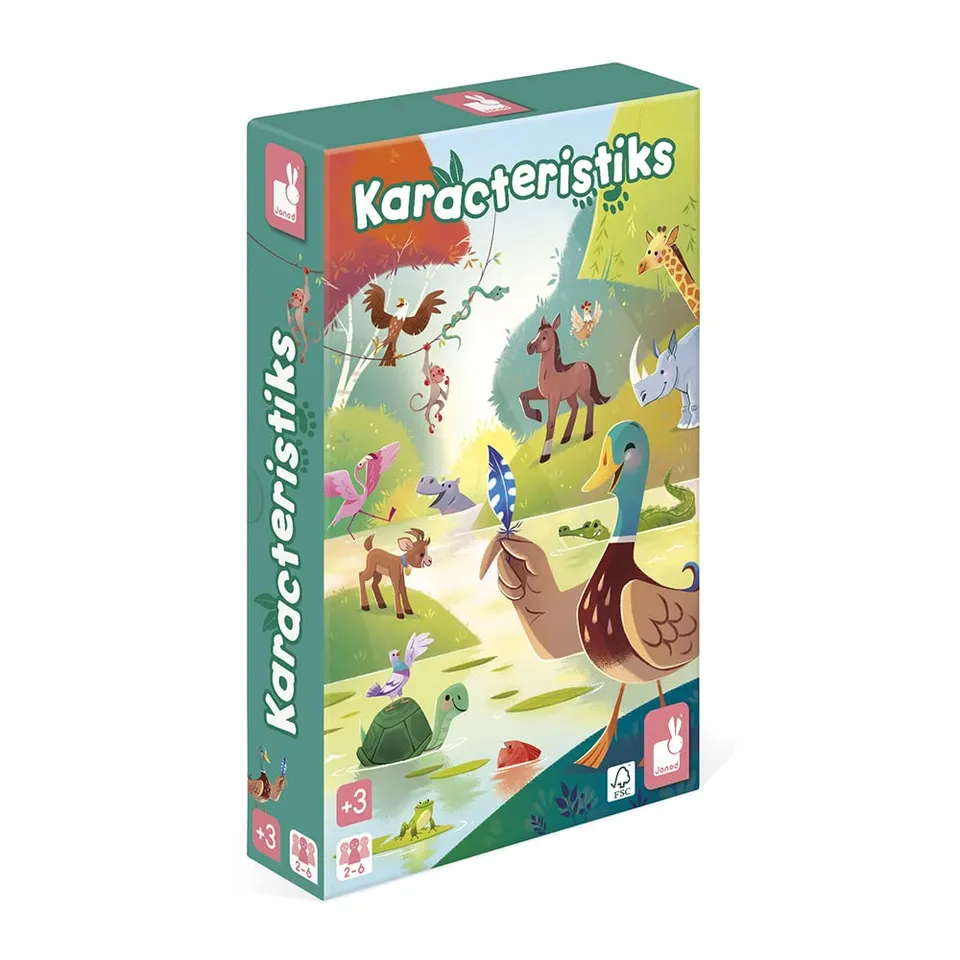 janod-karacteristiks-brettspiel-tiere-j02621-f-r-2-bis-6-spieler image 1