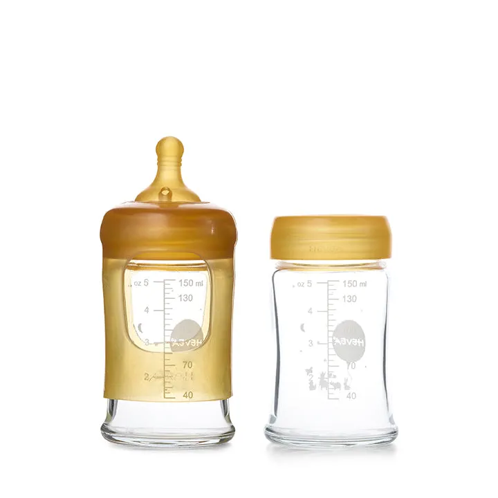 hevea-wide-neck-baby-glasflaschen-2er-set-150ml image 1