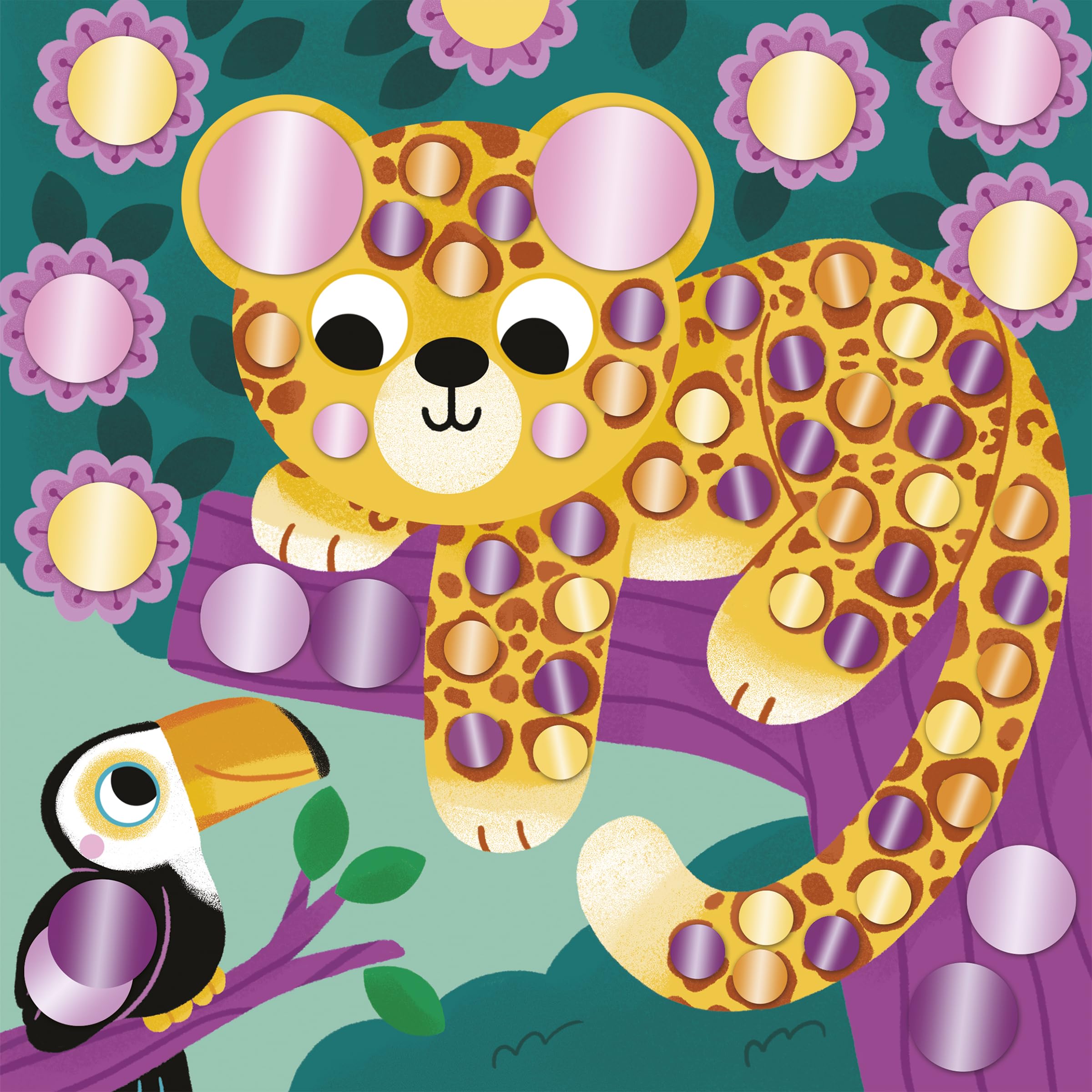 janod-metallic-sticker-kreativset-4-tierbilder-ab-3-jahren image 7