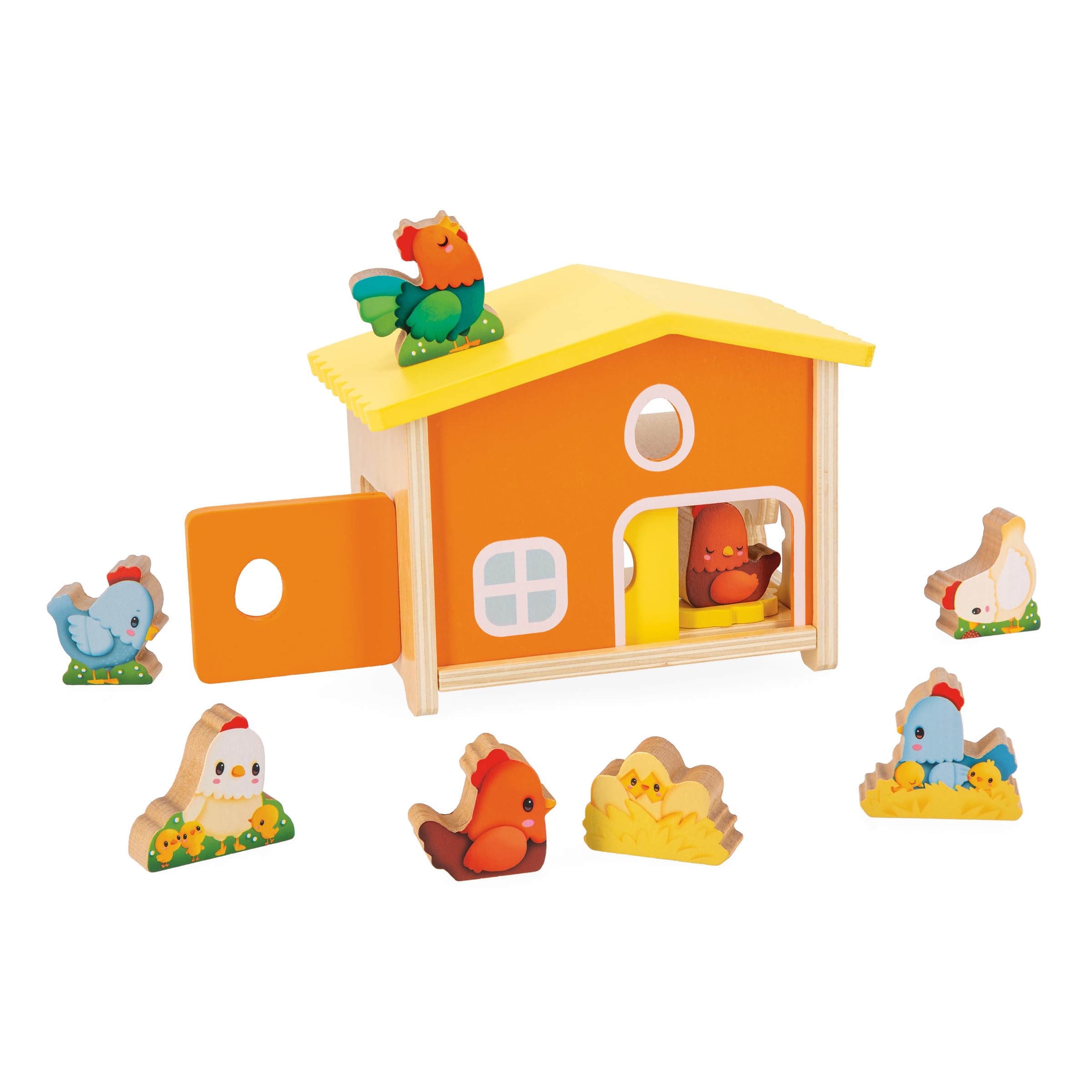 janod-mein-erster-h-hnerhof-j03311-aus-fsc-holz-11-teilig image 3