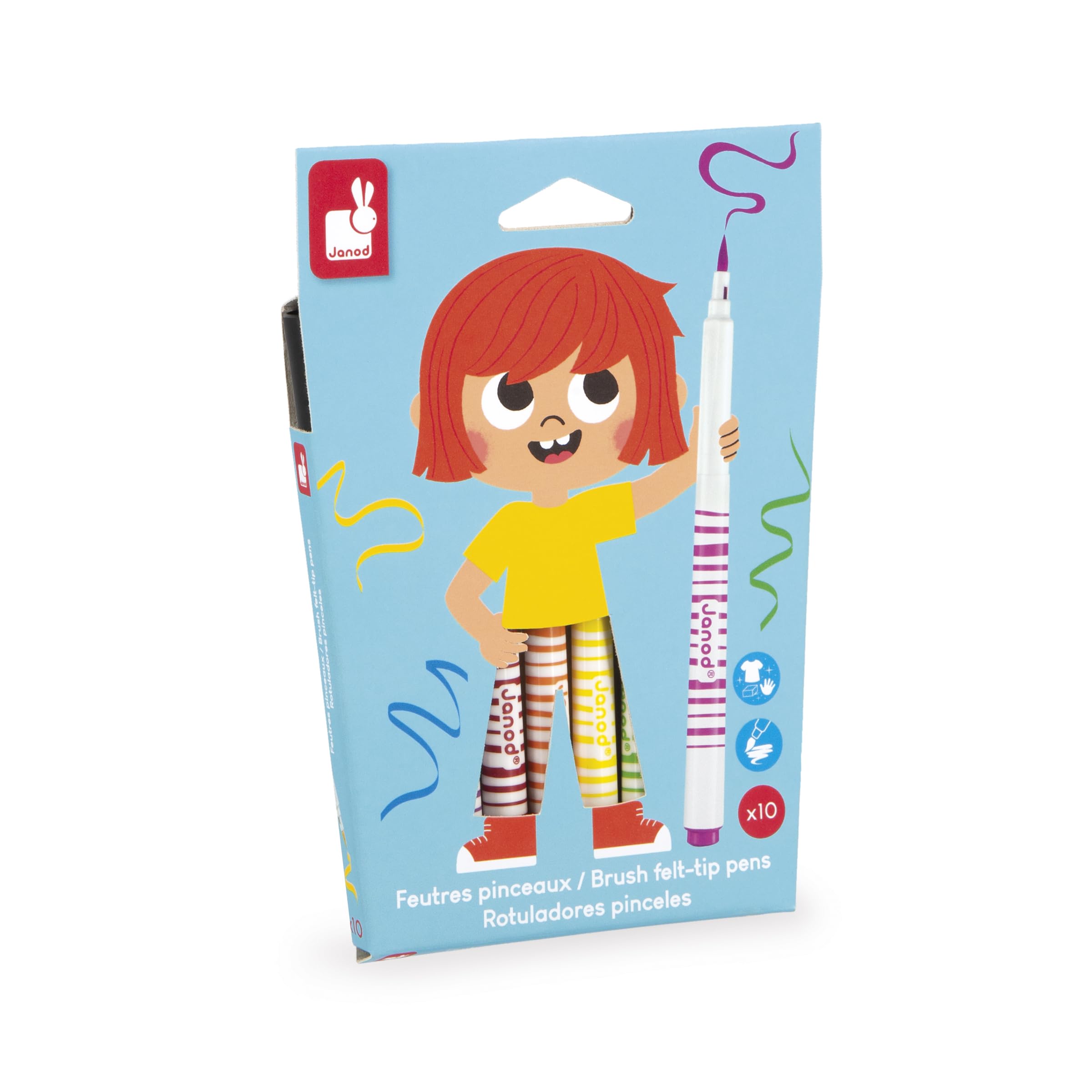 janod-8-glitzerfilzstifte-j07412-abwaschbar-ab-3-jahre image 7