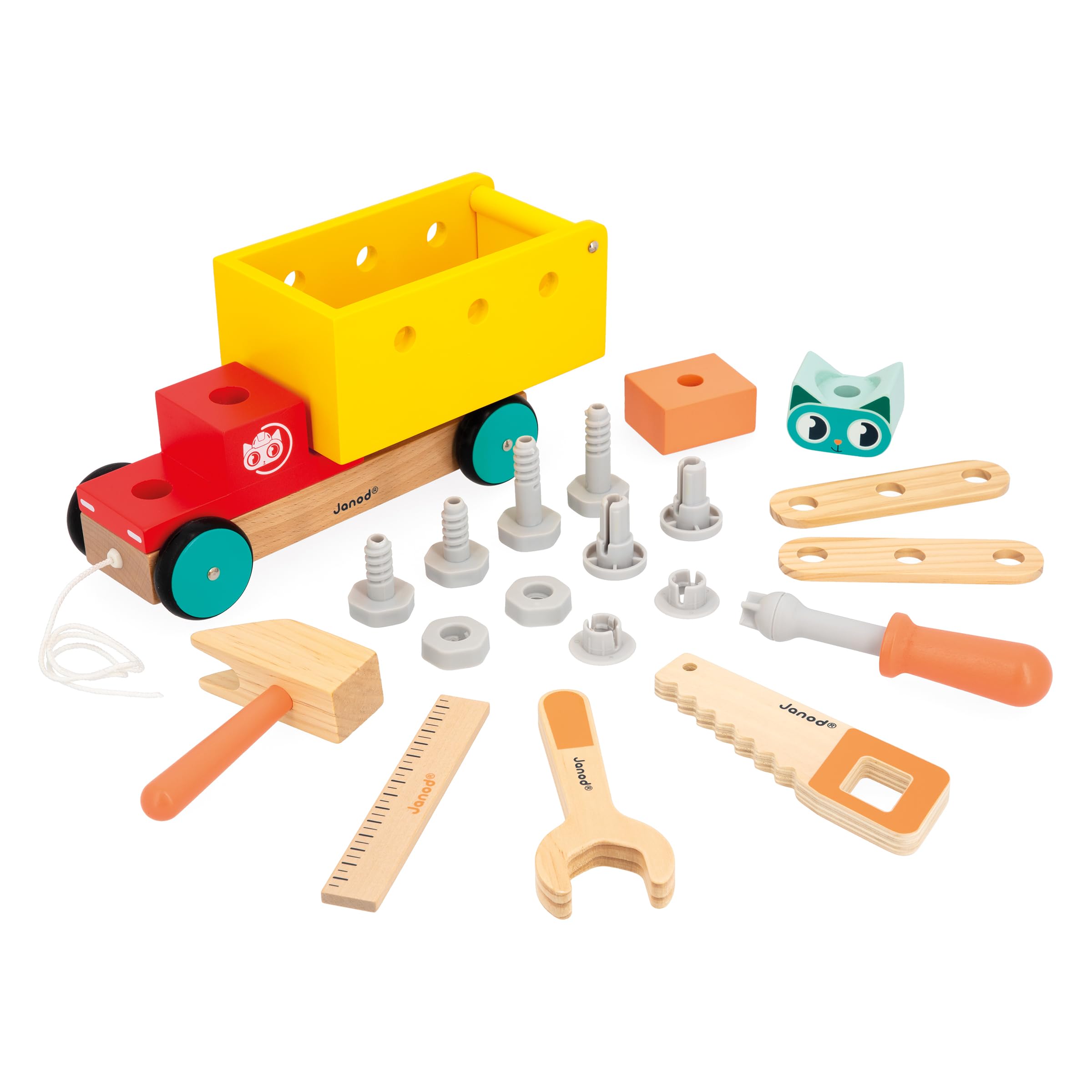 janod-brico-kids-mein-erstes-konstruktionsspiel-nachzieh-diy-lkw-holz-23-teile image 8