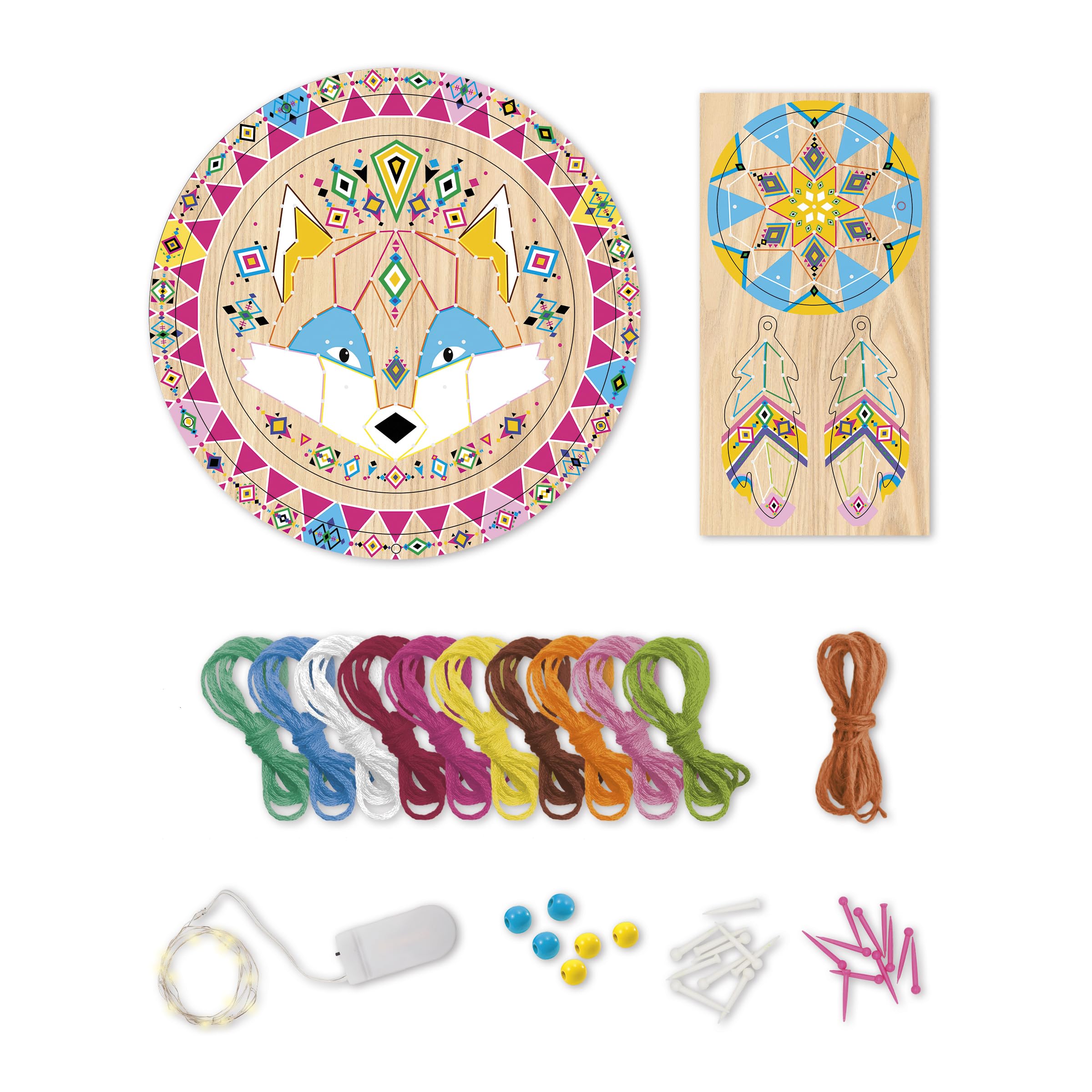 janod-les-ateliers-d-co-leuchtender-traumf-nger-fuchs-j09161-string-art-bastelse image 3