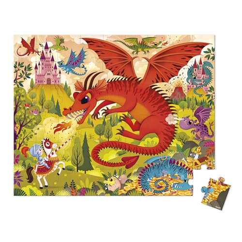 janod-kinderpuzzle-prinzessinnen-36-teile-mit-koffer-ab-4-jahren image 4