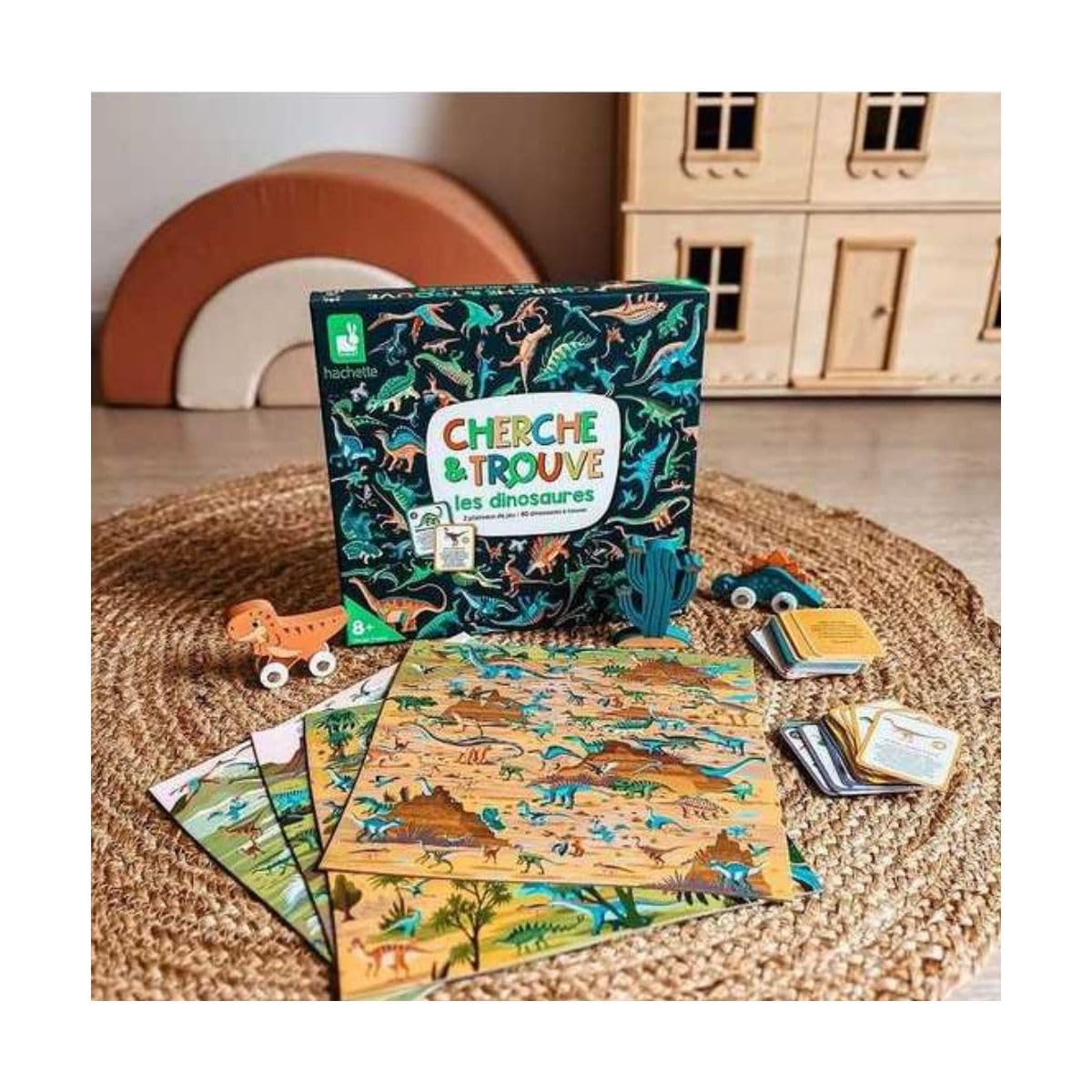 janod-spiel-suche-und-finde-die-dinosaurier-lern-brettspiel-2-4-spieler-ab-8-jah image 2
