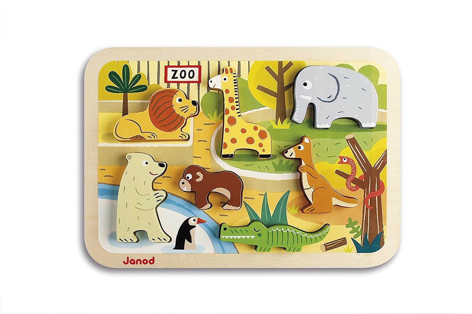 janod-chunky-puzzle-zoo-holz-steckpuzzle-mit-7-tieren image 3