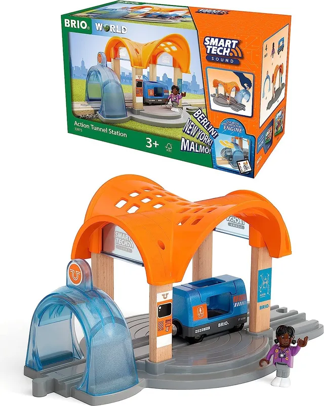 brio-world-33973-smart-tech-sound-bahnhof-mit-action-tunnel image 1