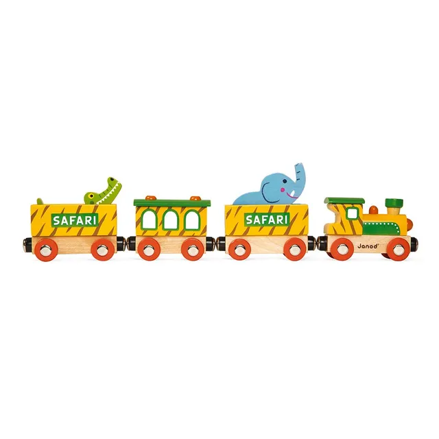 janod-train-safari-story-j08585-magnet-holzzug-mit-tieren-ab-3-jahren image 1