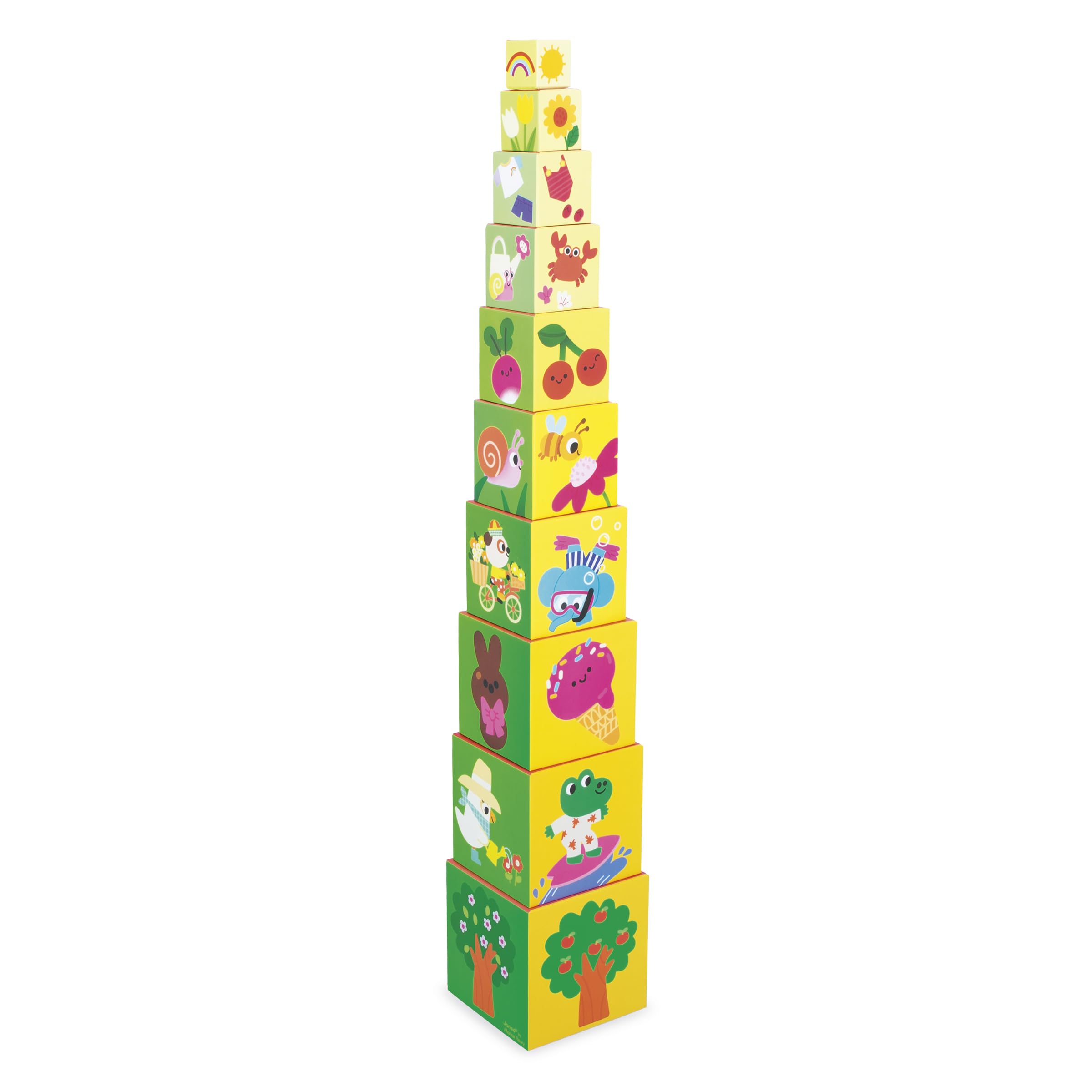 janod-meine-erste-pyramide-10-stapelw-rfel-vier-jahreszeiten image 3