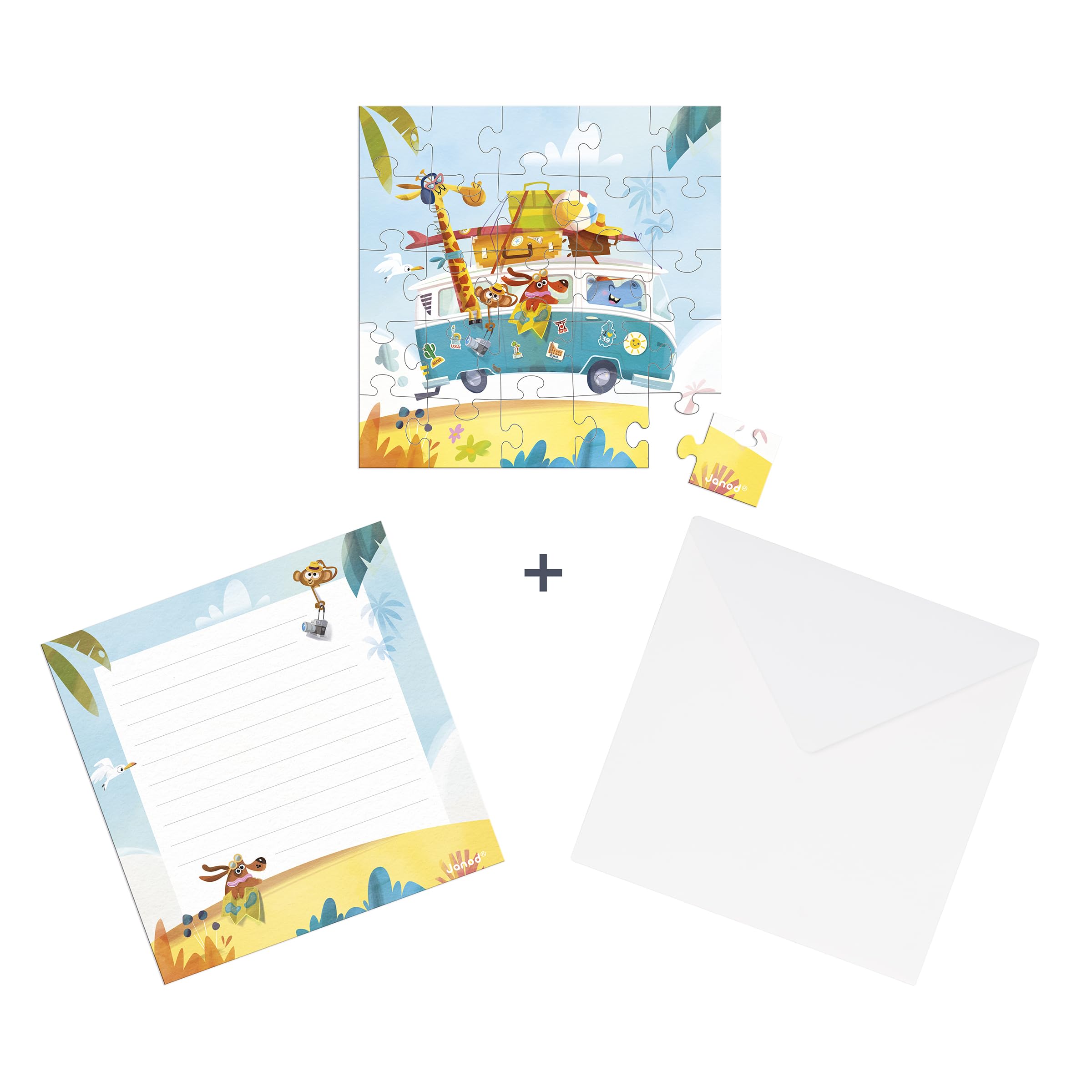 janod-gru-karte-puzzle-road-trip-25-teile-mit-karte-und-umschlag-ab-3-jahren image 2