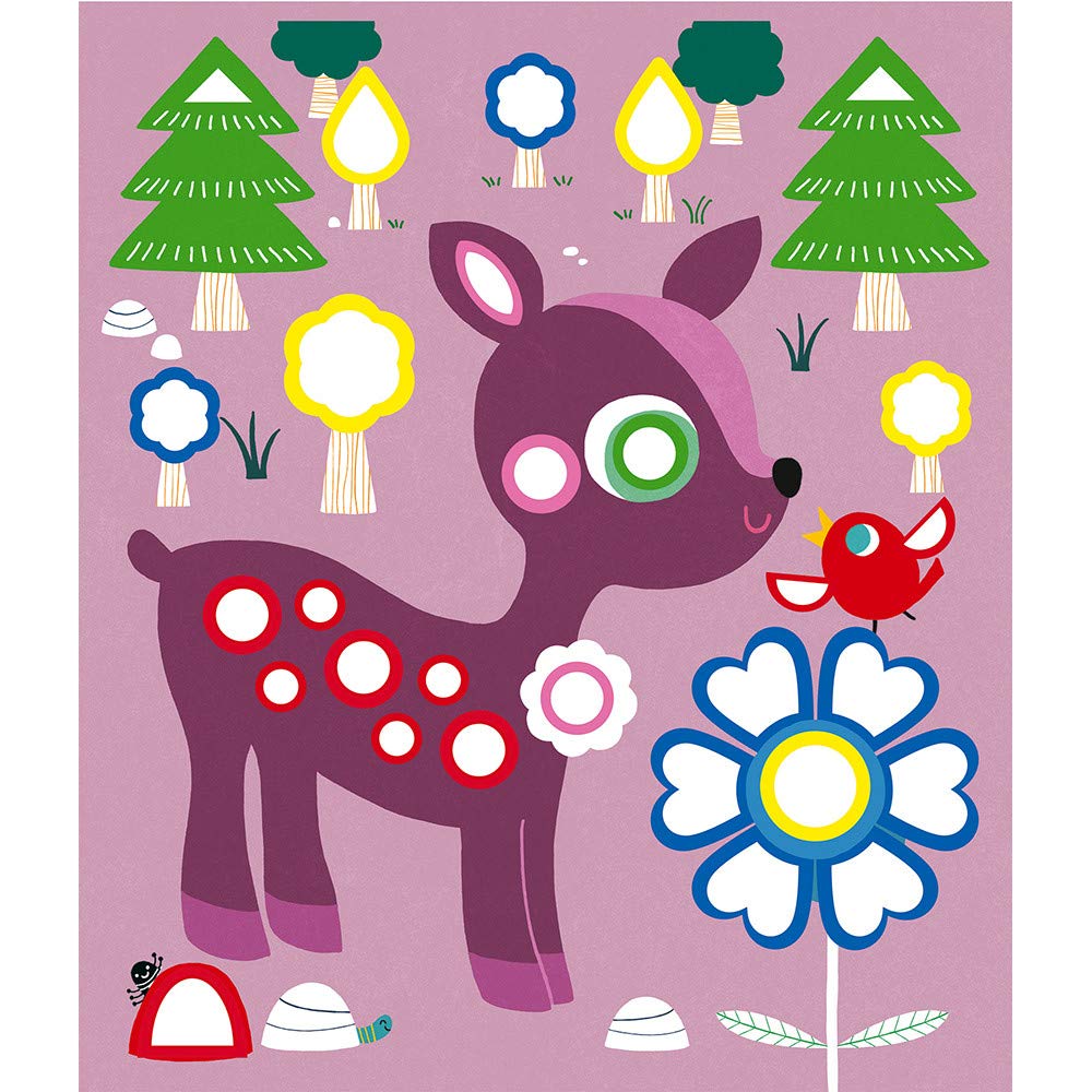 janod-kreativ-set-kleine-freunde-5-stickerkarten image 6