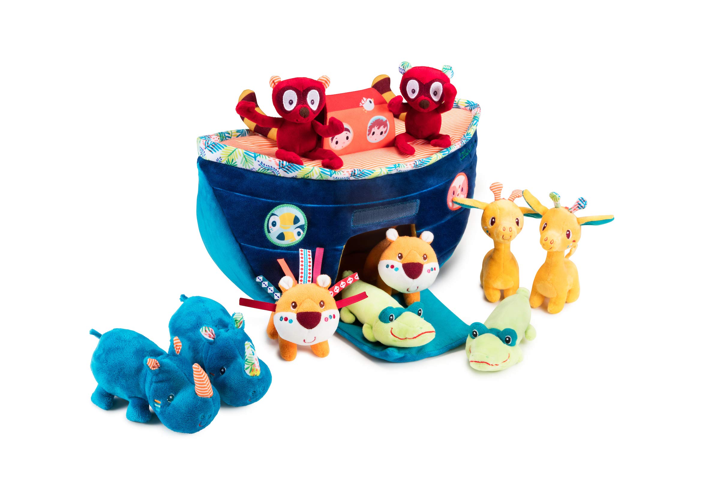 lilliputiens-meine-erste-arche-noah-stoffspielzeug-ab-18-monaten image 1
