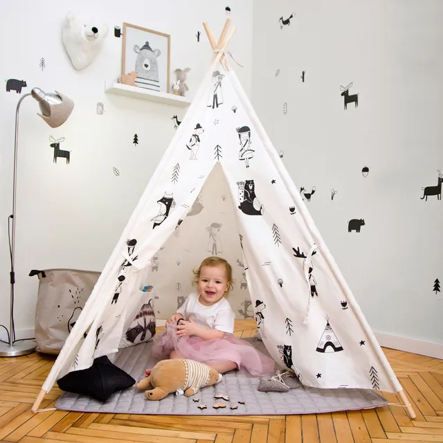hakuna-matte-tipi-zelt-little-explorers-baumwolle image 1