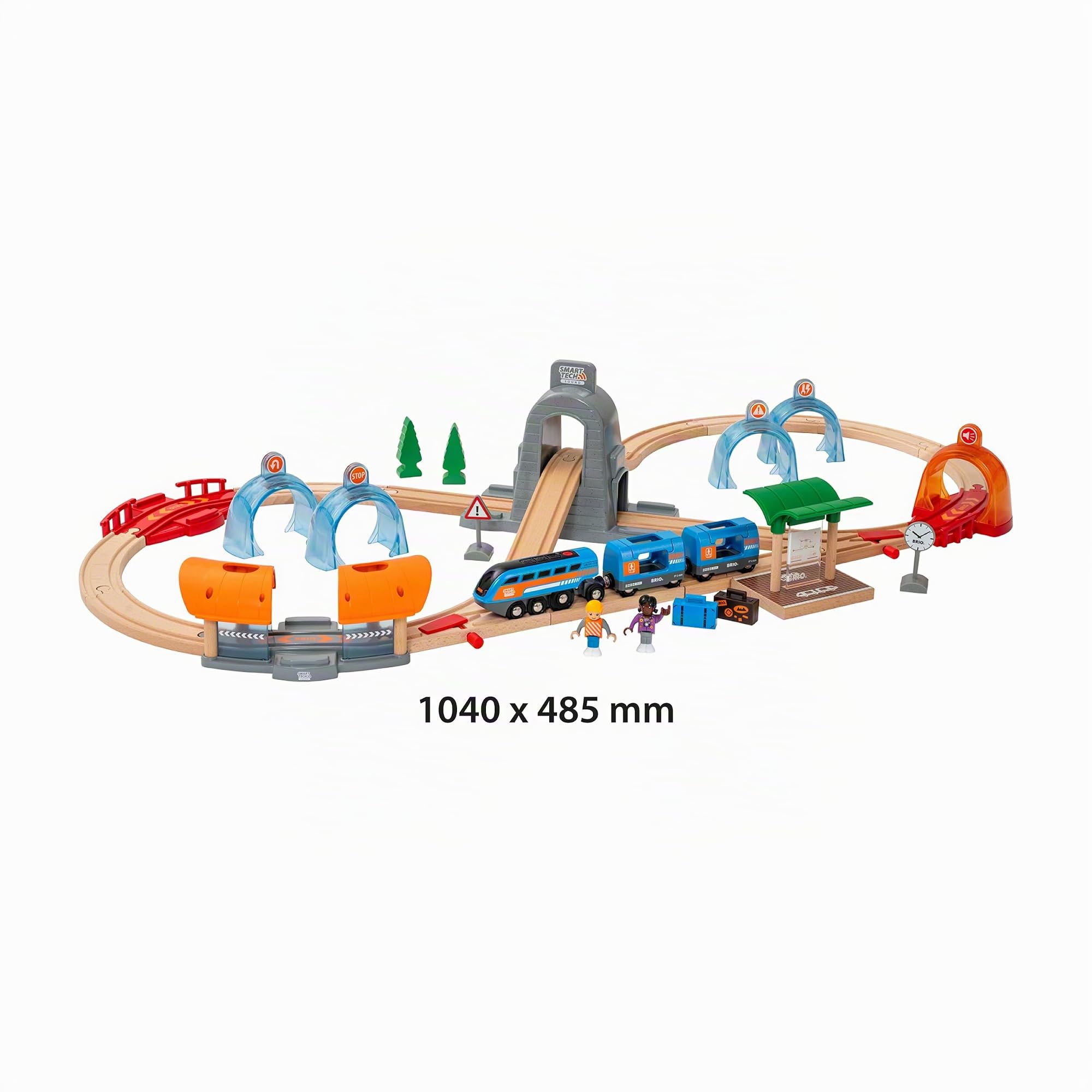 brio-world-33972-smart-tech-sound-action-tunnel-reisezug-set-elektrischer-zug-mi image 3