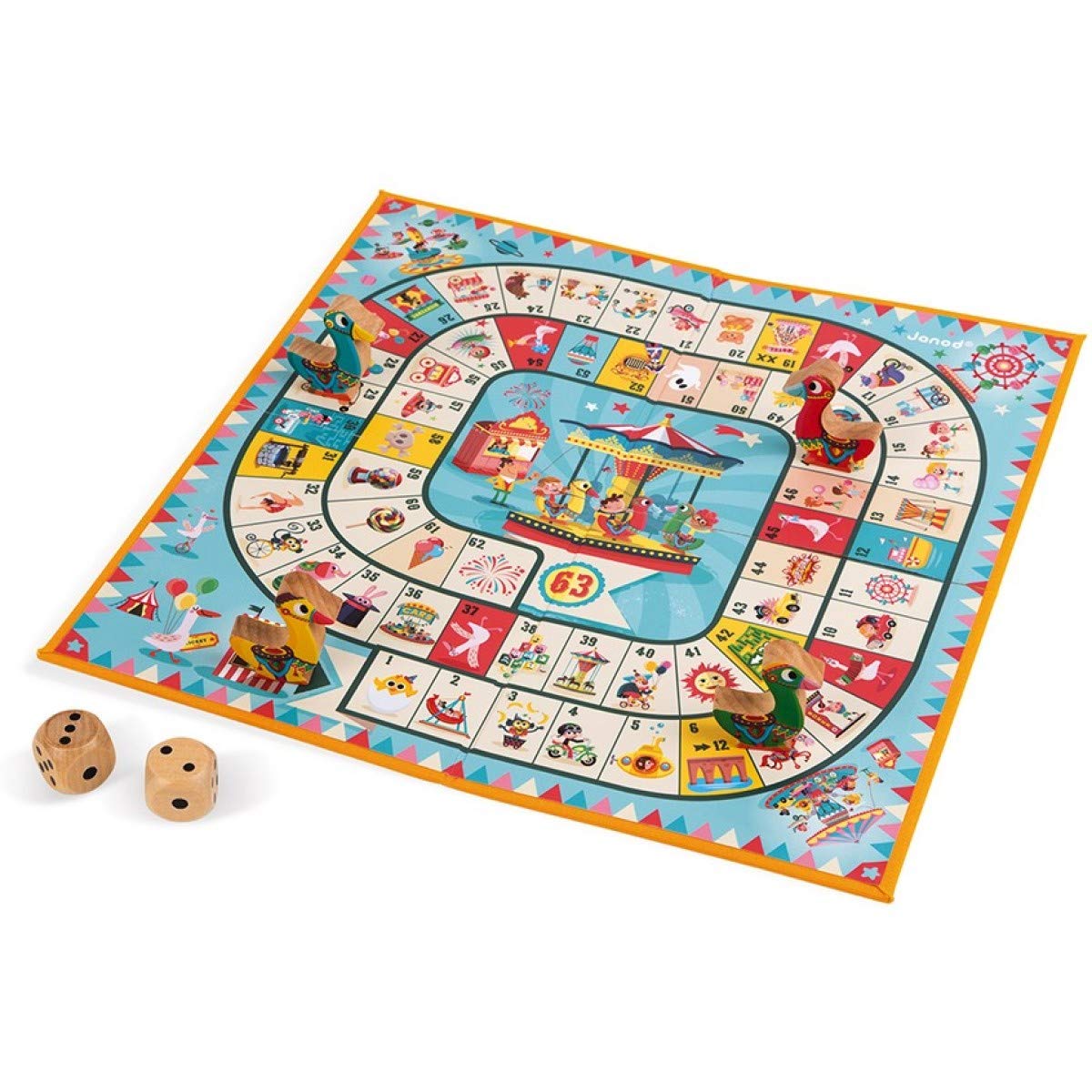 janod-j02743-karussell-g-nsespiel-holz-familienspiel-ab-4-jahre image 4