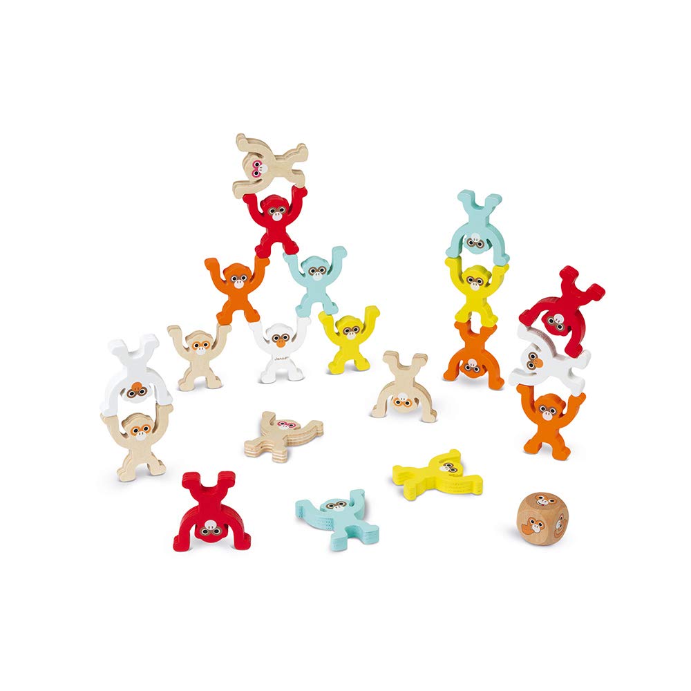 janod-monkey-pyramid-holz-geschicklichkeitsspiel-ab-3-jahren image 3