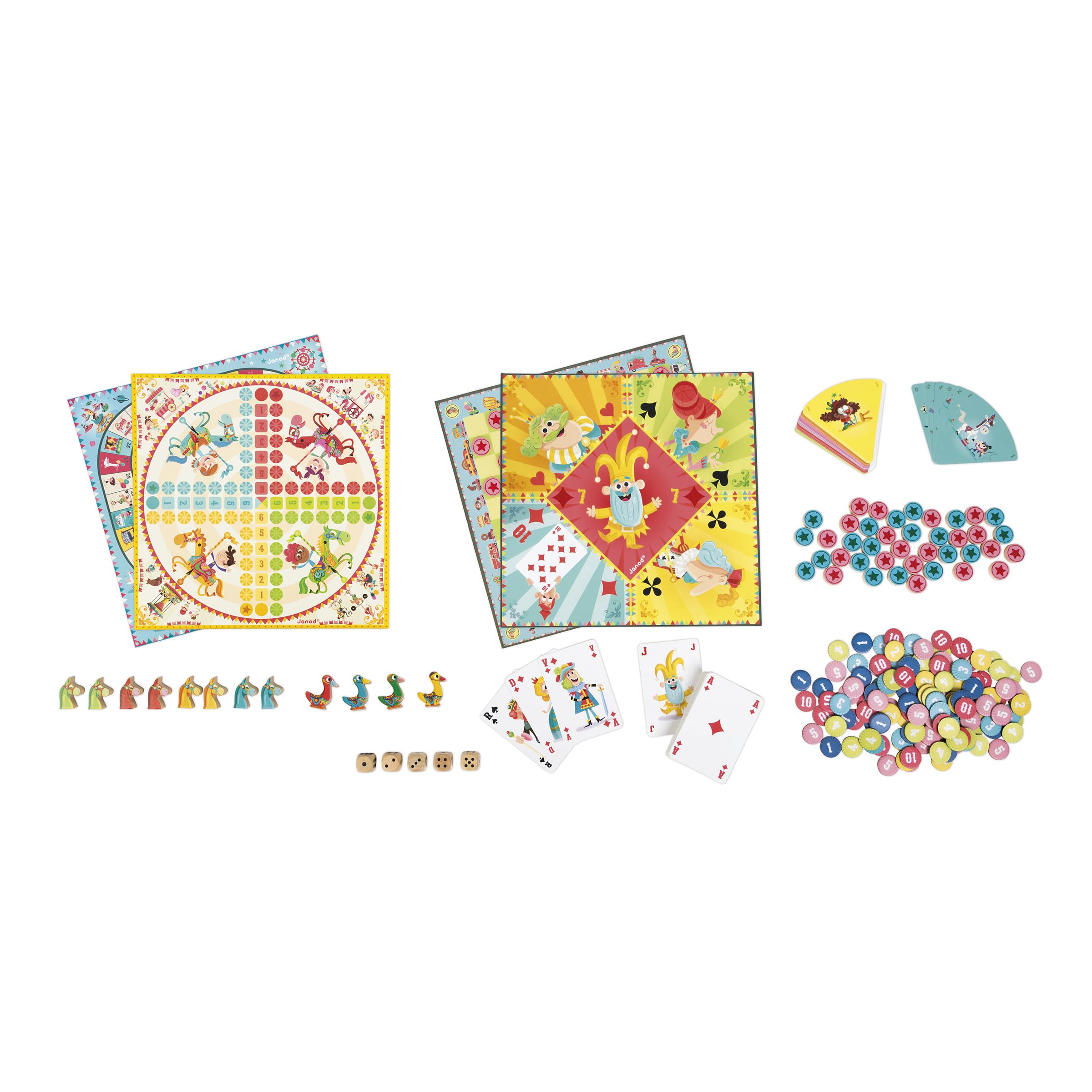 janod-carrousel-multi-games-box-j02742-mit-5-familienspielen image 2