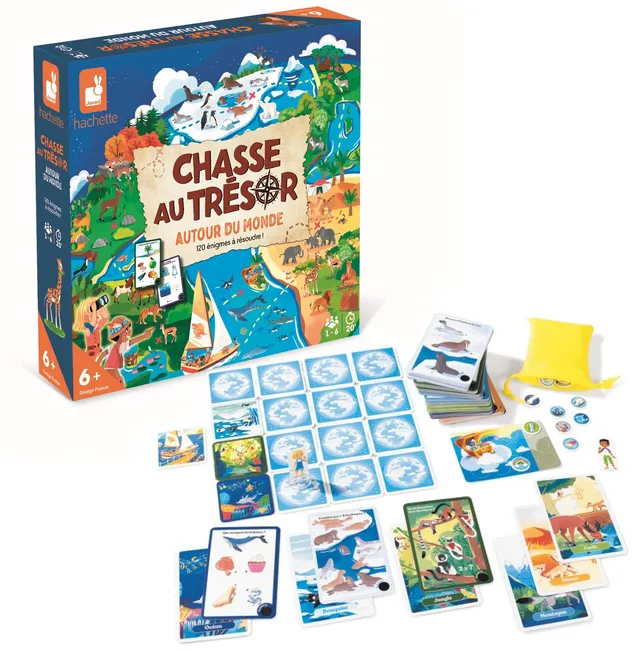janod-chasse-au-tr-sor-autour-du-monde-schatzsuche-spiel image 1