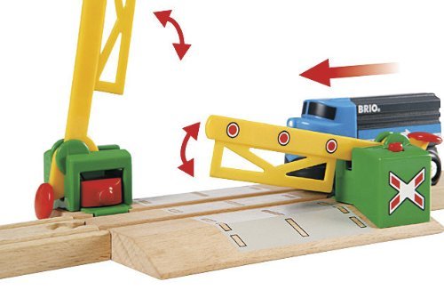 brio-world-magnetische-kreuzung-holzeisenbahn-zubeh-r-automatische-schranken-18- image 8