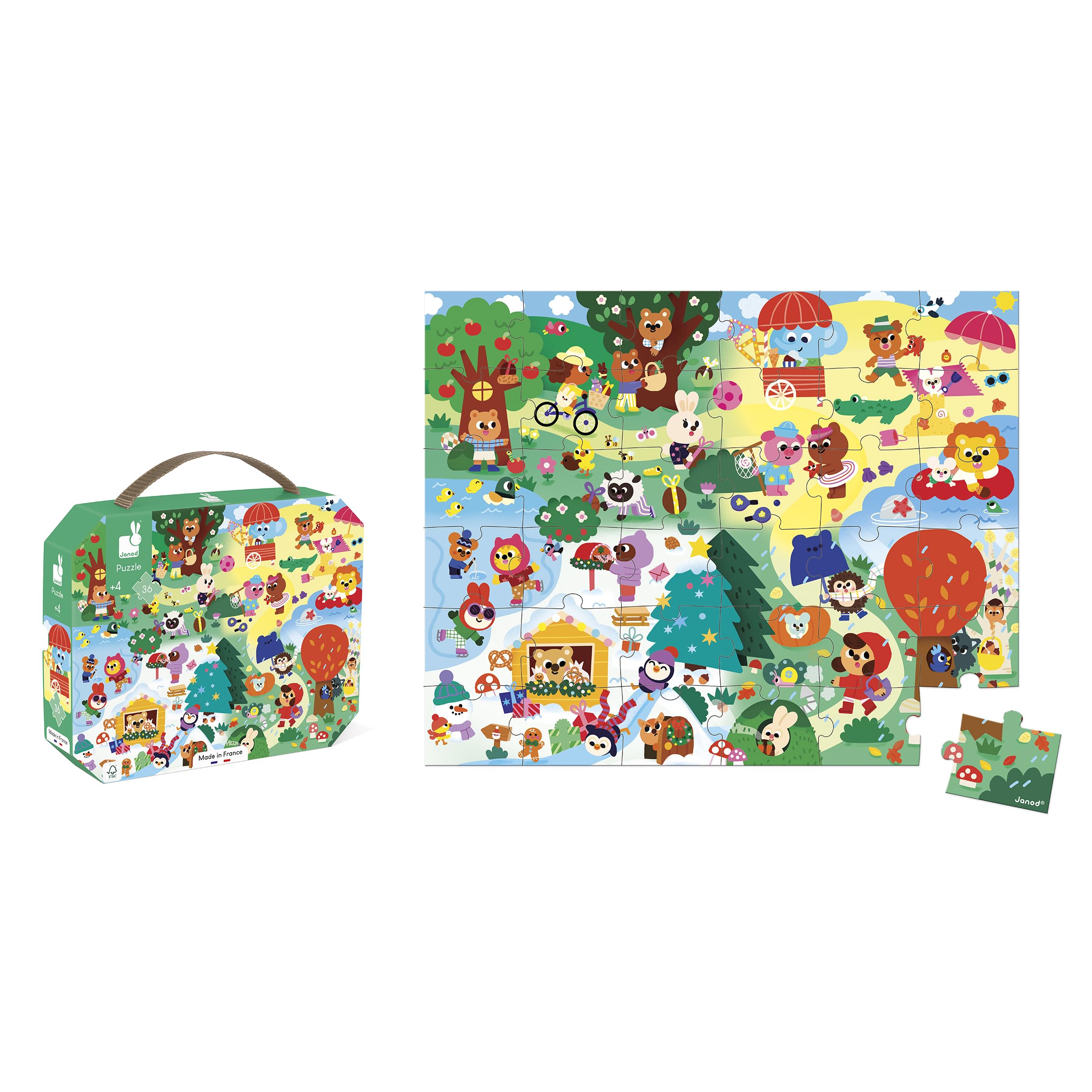 janod-lernpuzzle-alltagsrituale-24-teile-poster-ab-3-jahren image 3