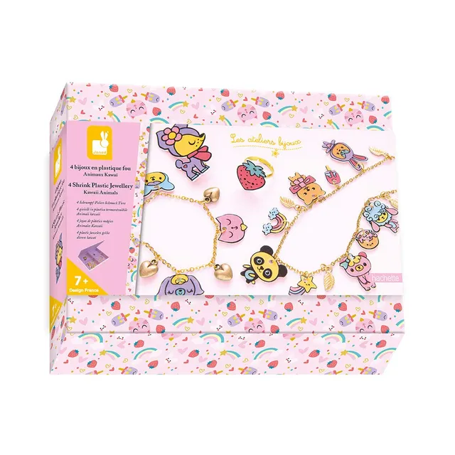 janod-les-ateliers-bijoux-kawaii-verr-ckte-tiere-schmuck-bastelset-4-teilig image 1
