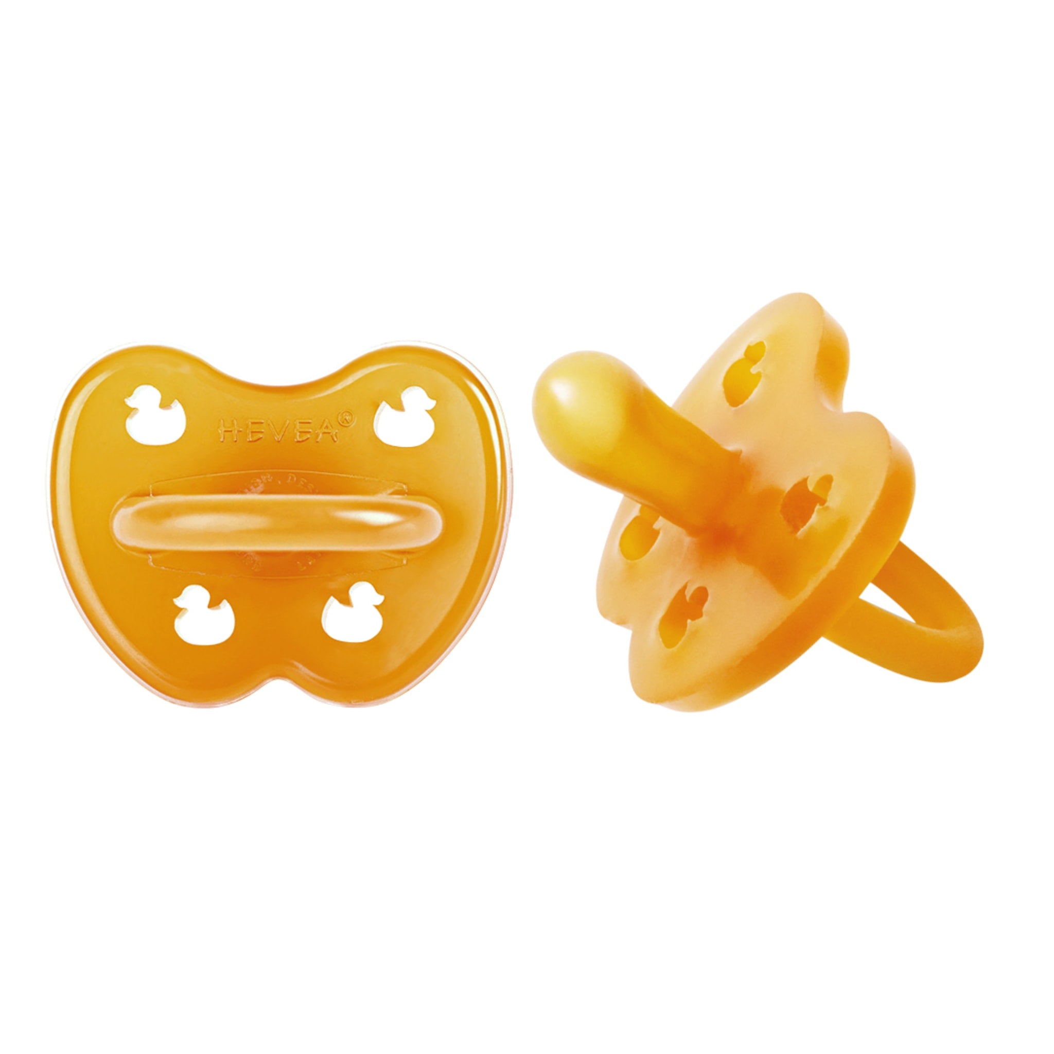 hevea-schnuller-symmetrisch-3-36-monate-2er-pack-aus-naturkautschuk image 1