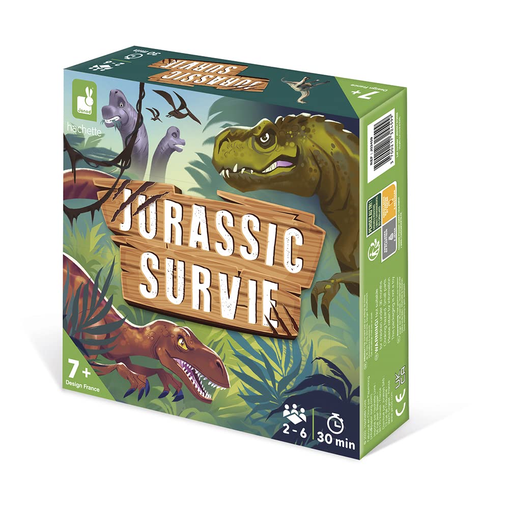 janod-jurassic-survie-kooperatives-dinosaurier-brettspiel-ab-7-jahren image 3