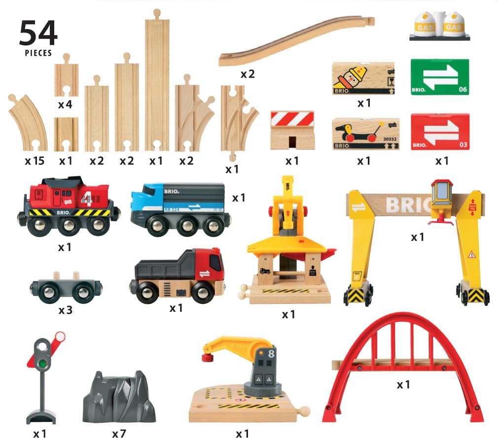 brio-world-33097-frachten-set-deluxe-54-teilig-mit-batterielok image 2
